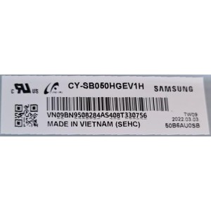 SAMSUNG UA50BU8000 LED SCREEN PANEL CY-SB050HGEV1H BN95-08284A